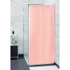 Gifi Equipement Douche^Rideau de douche rose uni