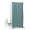 Gifi Equipement Douche^Rideau de douche uni vert 180x200cm 100% polyester