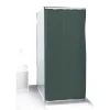 Gifi Equipement Douche^Rideau de douche uni vert foncé 180x200cm 100% polyester