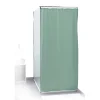 Gifi Equipement Douche^Rideau de douche uni vert d'eau 180x200cm 100% polyester