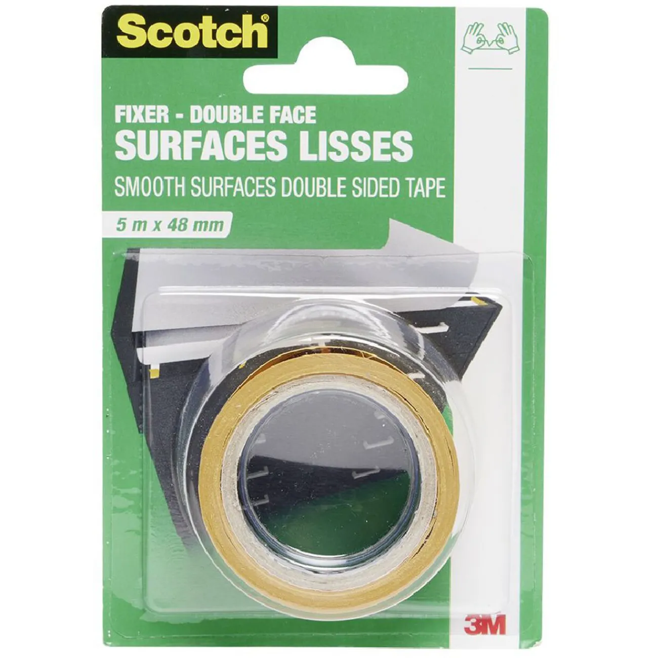 Gifi Colle Et Adhésif^Rouleau adhésif double face Scotch L.5 m