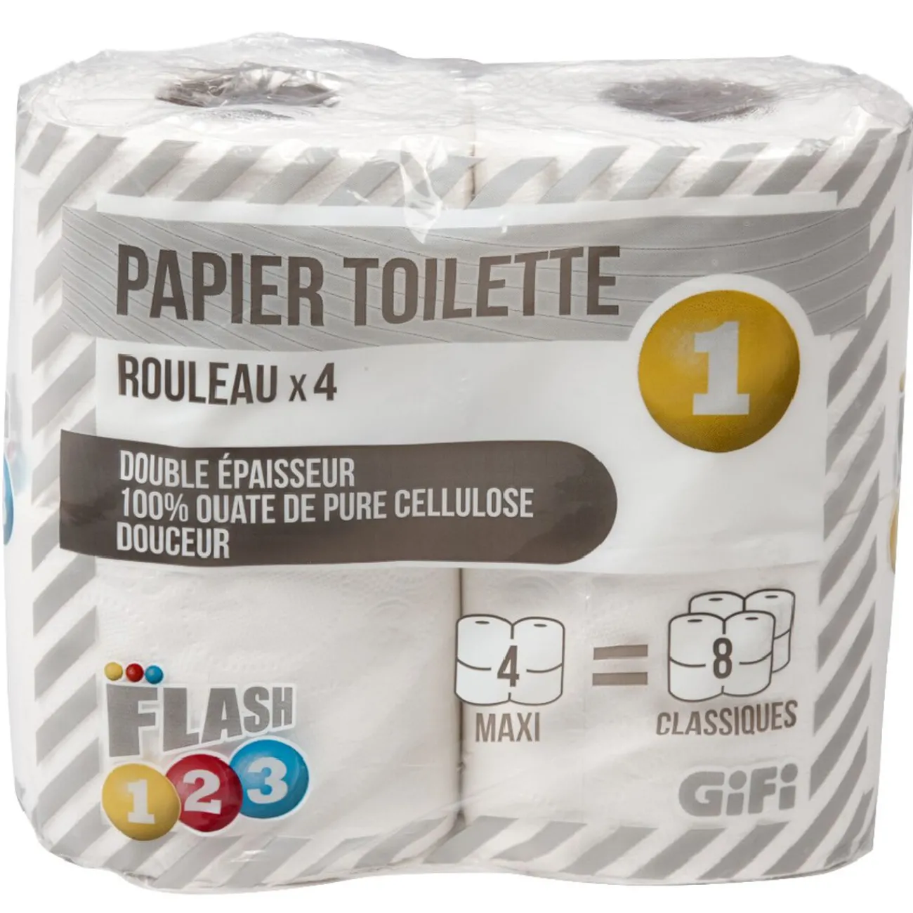 Gifi Bien-Être^Rouleau de papier toilette 280 feuilles x4