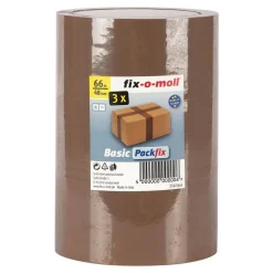 Gifi Colle Et Adhésif^Rouleau ruban adhésif marron Fix-o-Moll x3