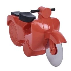 Gifi Roulette à pizza forme scooter rouge ou bleu