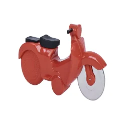 Gifi Roulette à pizza forme scooter rouge ou bleu