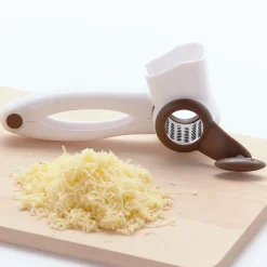 Gifi Râpe à fromage blanche et taupe