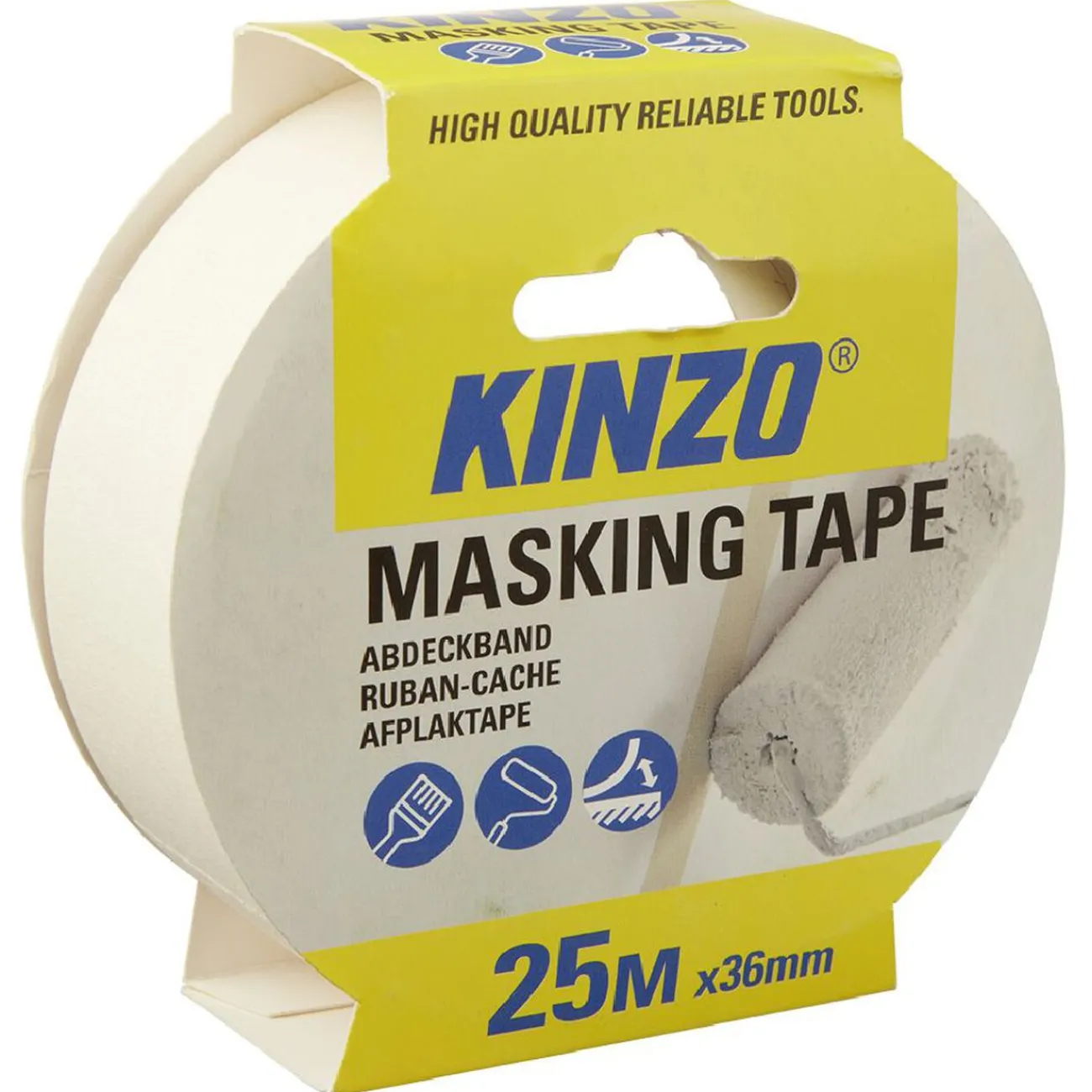 Gifi Colle Et Adhésif^Ruban de masquage en papier blanc 2,5 m