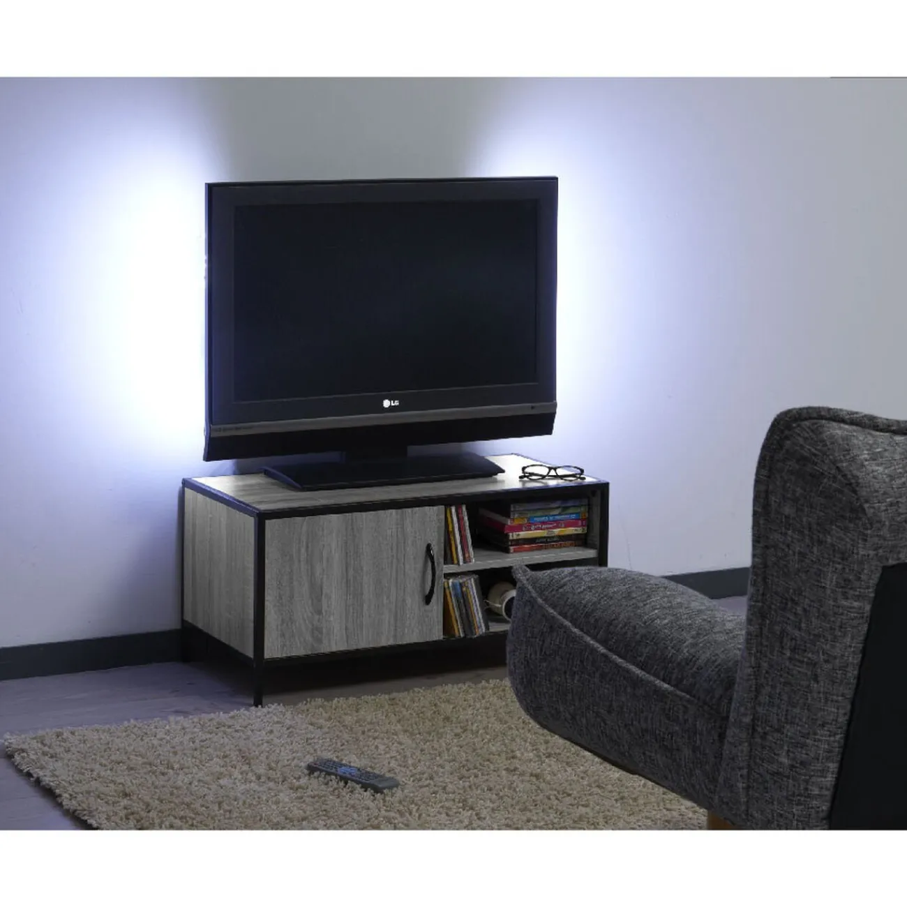 Gifi Ampoule^Ruban LED USB pour écran TV x2