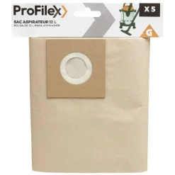 Gifi Nettoyage Et Entretien|Sac à aspirateur eau et poussière 12L x5