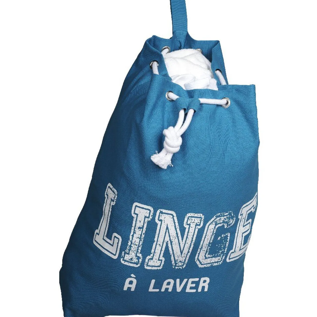 Gifi Entretien Du Linge|Sac à linge bleu XXL