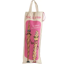 Gifi Sac à pain humoristique en coton