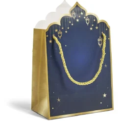 Gifi Sac cadeau papier à motifs orientaux 23x17cm