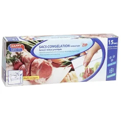 Gifi Sac congélation à fermeture pression moyen modèle x15