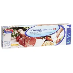 Gifi Sac congélation à fermeture pression grand modèle x10