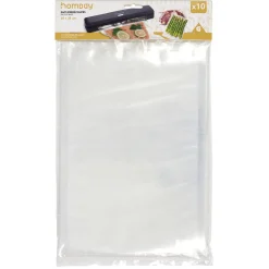 Gifi Sac de conservation alimentaire pré-découpé 20x30cm 10 sacs - Taille M
