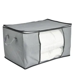 Gifi Entretien Du Linge|Sac de rangement avec poignées et fermeture à glissière 59x40x35cm