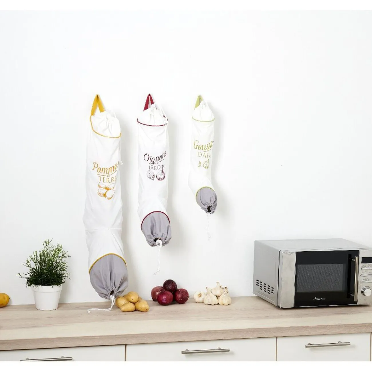 Gifi Sac de rangement légumes x 3