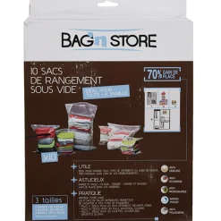 Gifi Rangement|Sac de rangement sous vide x10