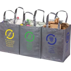 Gifi Nettoyage Et Entretien|Sac de tri plastique verre papier x 3