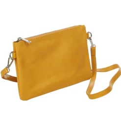 Gifi Beauté^Sac pochette à bandoulière moutarde