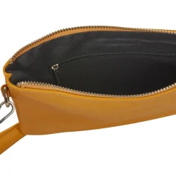 Gifi Beauté^Sac pochette à bandoulière moutarde