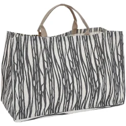 Gifi Chauffage^Sac porte-bûches en jute 64x30xH40cm