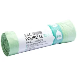 Gifi Nettoyage Et Entretien|Sac poubelle bio 30 L vert x10