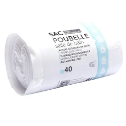 Gifi Nettoyage Et Entretien|Sac poubelle 5L avec lien x 40