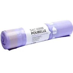 Gifi Nettoyage Et Entretien|Sac poubelle 30l x20 lavande