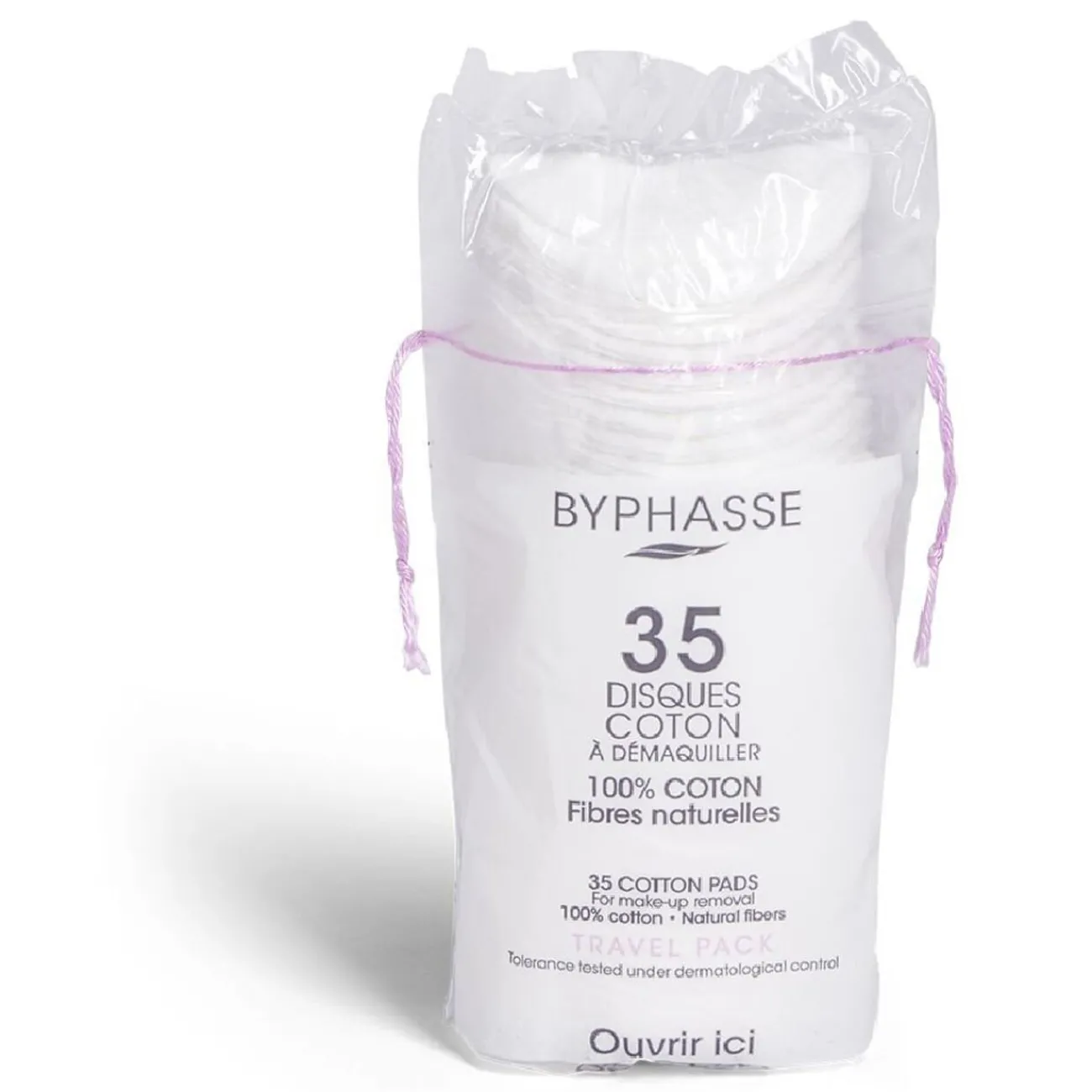 Gifi Beauté^Sachet de 35 disques de coton à démaquiller Byphasse