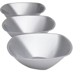 Gifi Saladier argenté réutilisable x3