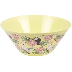 Gifi Saladier décor oiseau et feuille