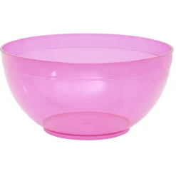 Gifi Saladier en plastique coloré avec couverts de service