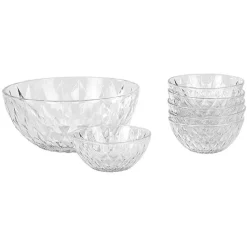 Gifi Saladier et 6 coupelles Diamond