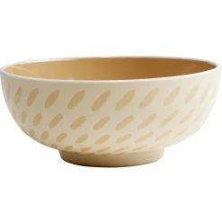 Gifi Saladier faïence à motifs Ø20xH8,5cm