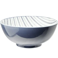 Gifi Saladier haut en porcelaine décor intérieur, extérieur uni Ø20xH9,7cm