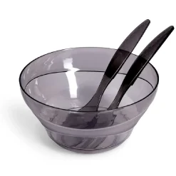 Gifi Saladier plastique Ø25cm avec couverts à salade - 3 modèles