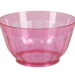 Gifi Saladier plastique rose transparent