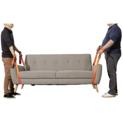 Gifi Quincaillerie^Sangle de déménagement et levée orange et noir