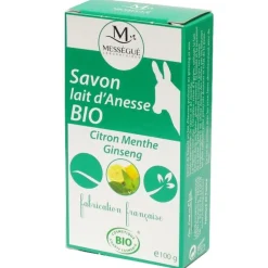 Gifi Bien-Être^Savon lait anesse citron ginseng menthe Mességué