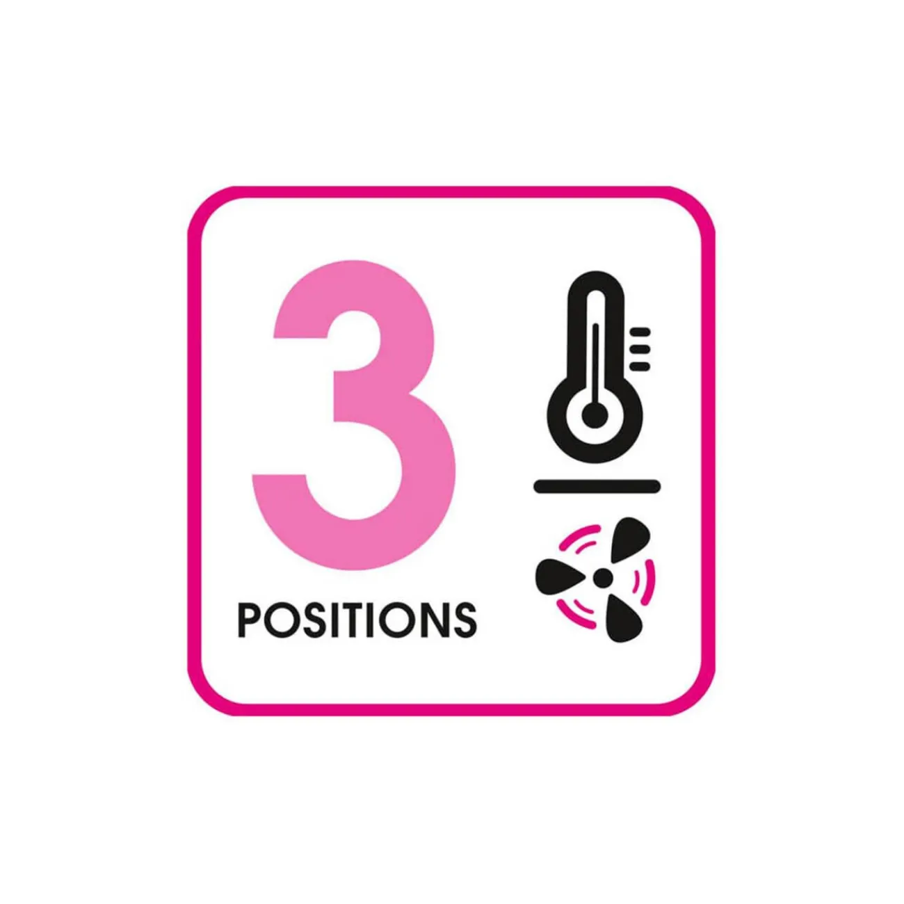 Gifi Beauté^Sèche cheveux Calor Studio Dry rose et noir