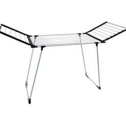 Gifi Entretien Du Linge|Séchoir à linge horizontal blanc et bleu 20 m d'étendage