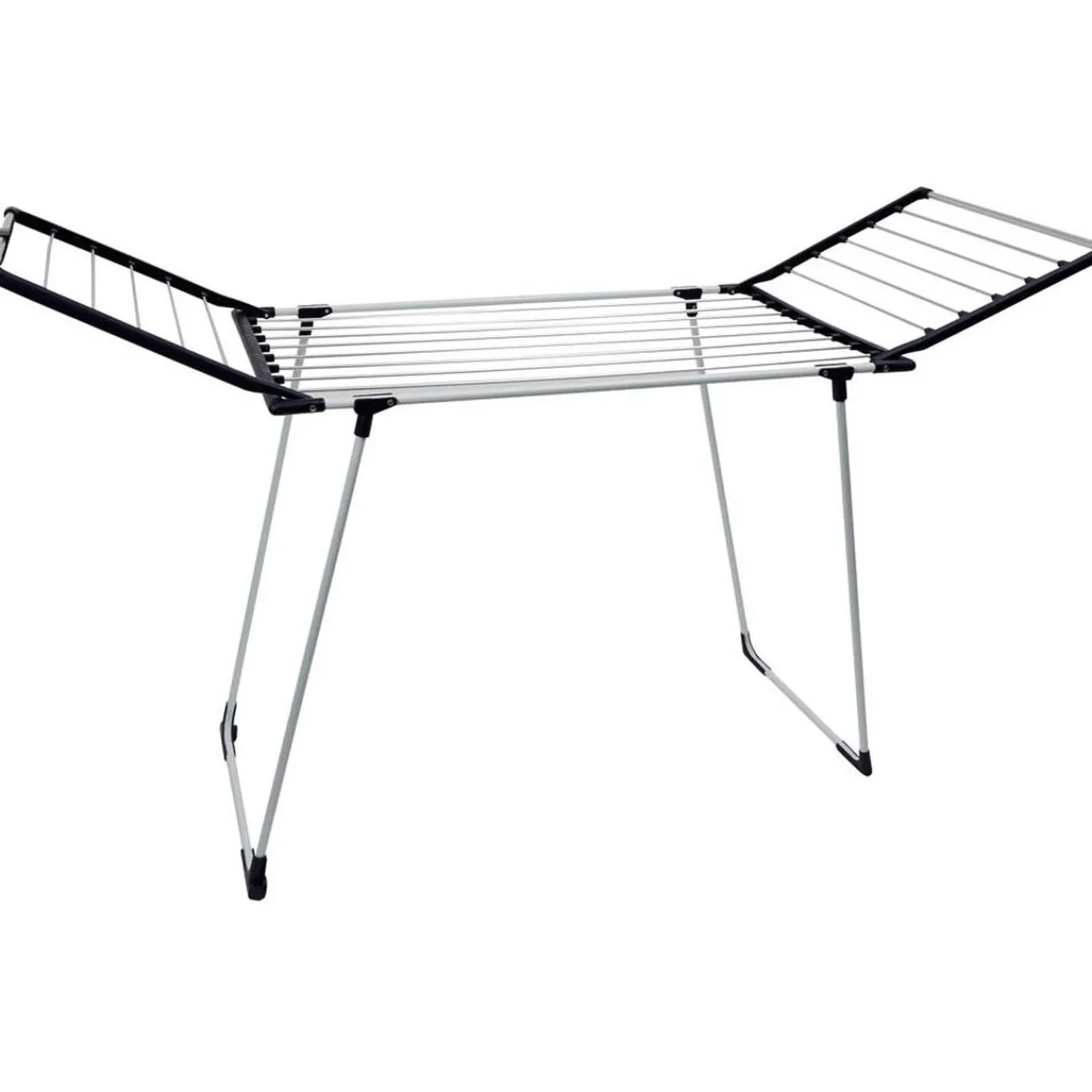 Gifi Entretien Du Linge|Séchoir à linge horizontal blanc et bleu 20 m d'étendage