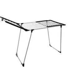 Gifi Entretien Du Linge|Séchoir à linge horizontal blanc et bleu 20 m d'étendage