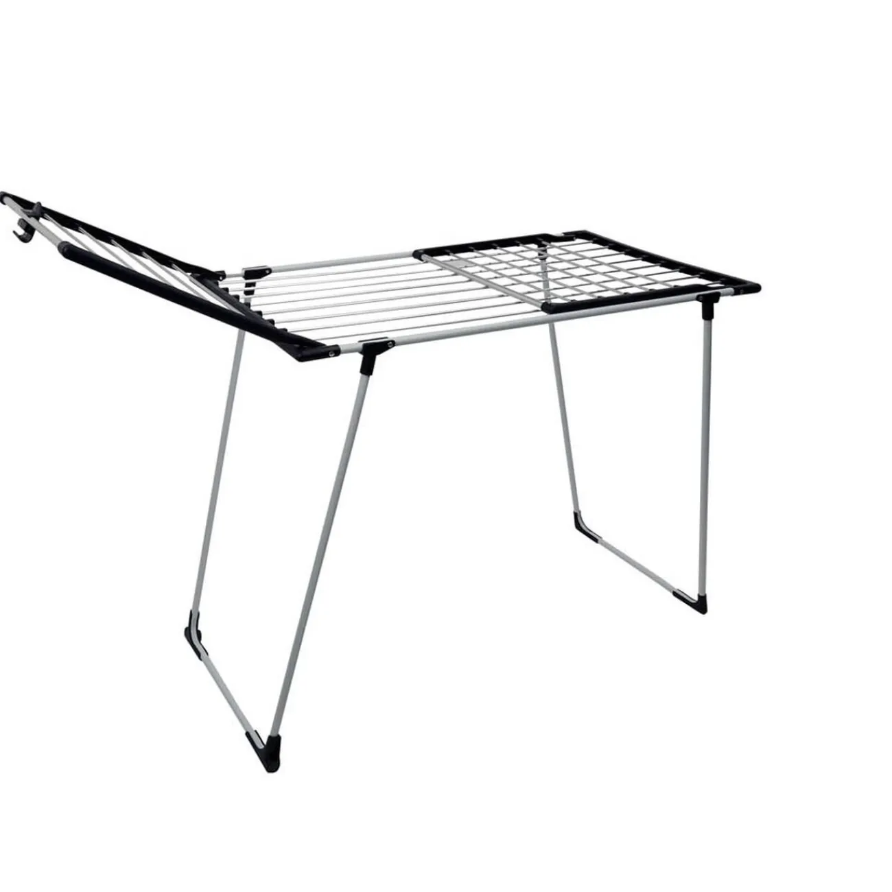 Gifi Entretien Du Linge|Séchoir à linge horizontal blanc et bleu 20 m d'étendage