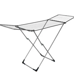 Gifi Entretien Du Linge|Séchoir à linge horizontal gris et bleu 18 m d'étendage