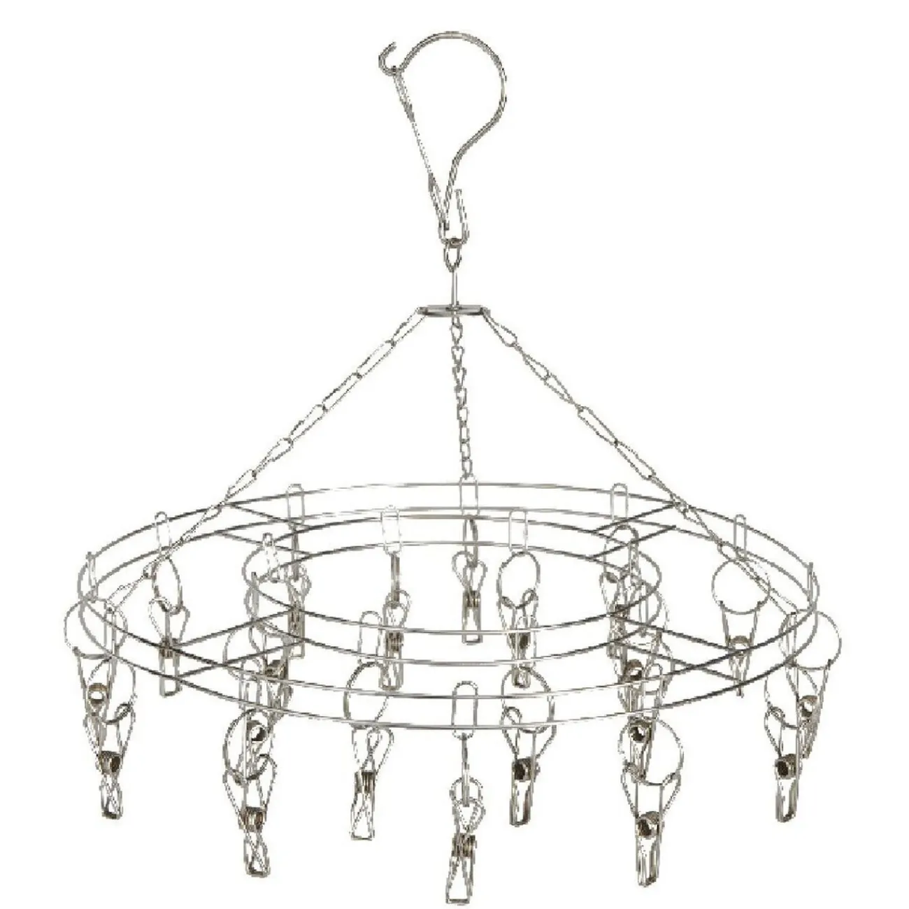 Gifi Entretien Du Linge|Séchoir 20 pinces inox