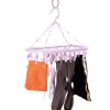 Gifi Entretien Du Linge|Séchoir 24 pinces violet