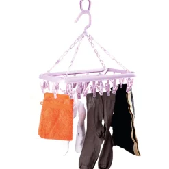 Gifi Entretien Du Linge|Séchoir 24 pinces violet