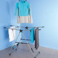 Gifi Entretien Du Linge|Séchoir avec portant étendoir à linge 18m